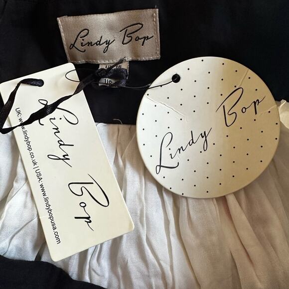 NEW Lindy Bop Skirt Retro Floral Swing Rockabilly Dance Colorful Loud Size 12 - Picture 5 of 7